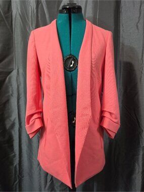 Artizia Babaton Peachy Coral Power Blazer - Size 6